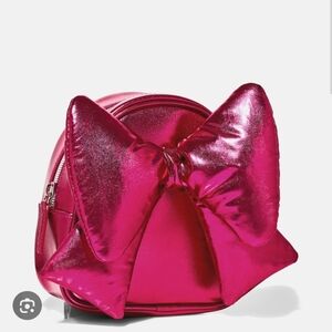 Pink Bow Accent Women's Backpack